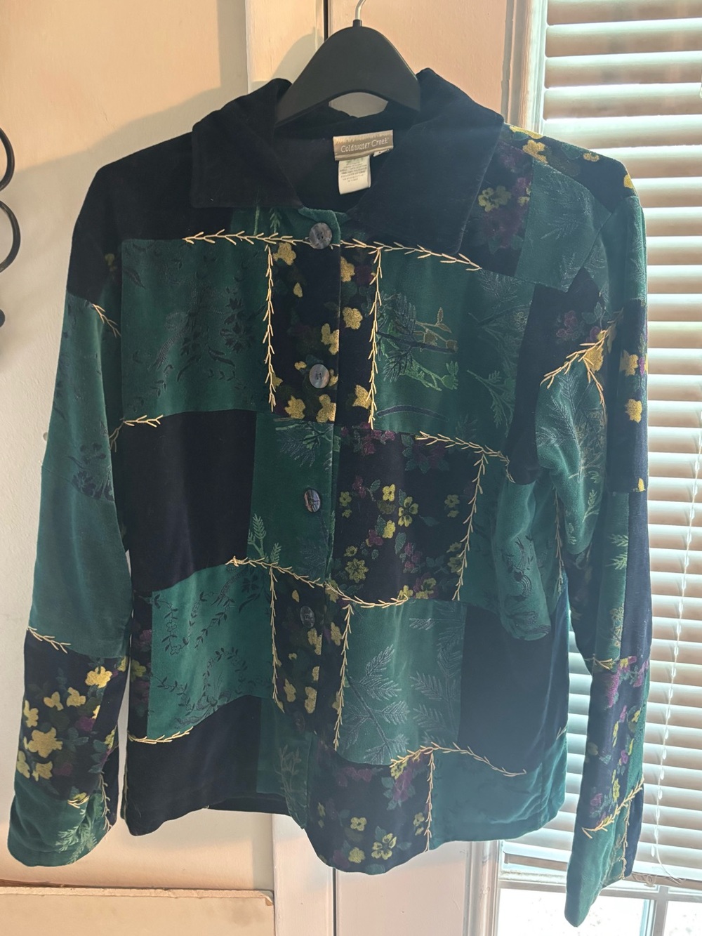 Coldwater Creek M Patchwork Jacket